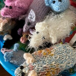 Little knitted mice